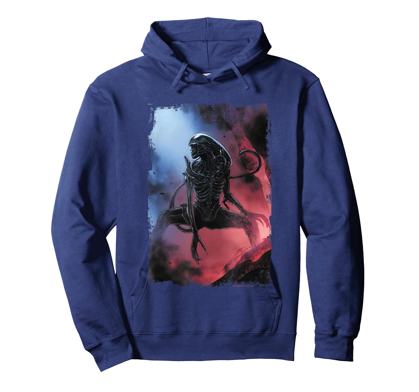 Aliens Iconic Dangerous Xenomorph Roar Big Chest Poster T-Shirt