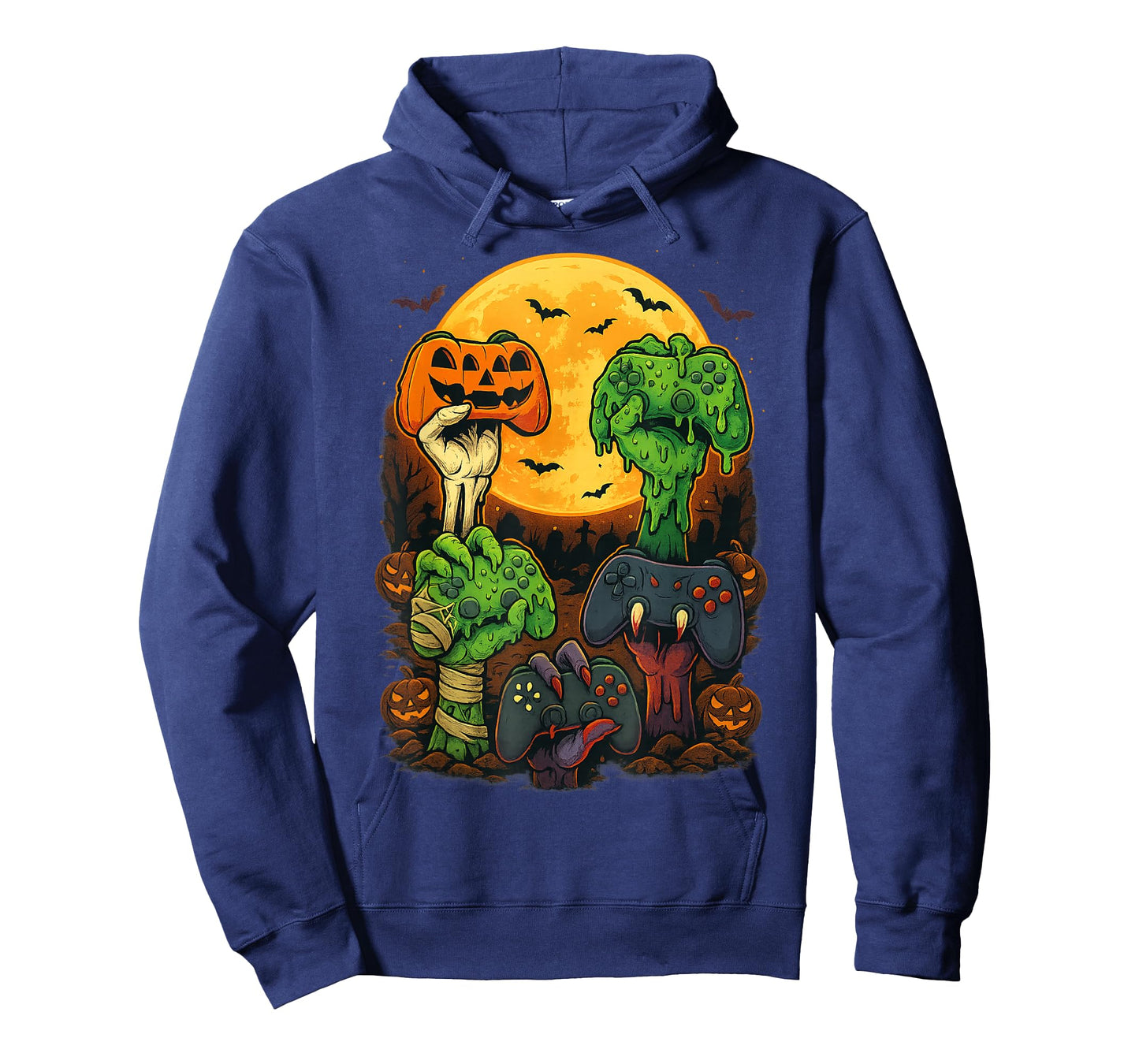 Halloween Skeleton Zombie Mummy Gaming Controller Boys Kids T-Shirt