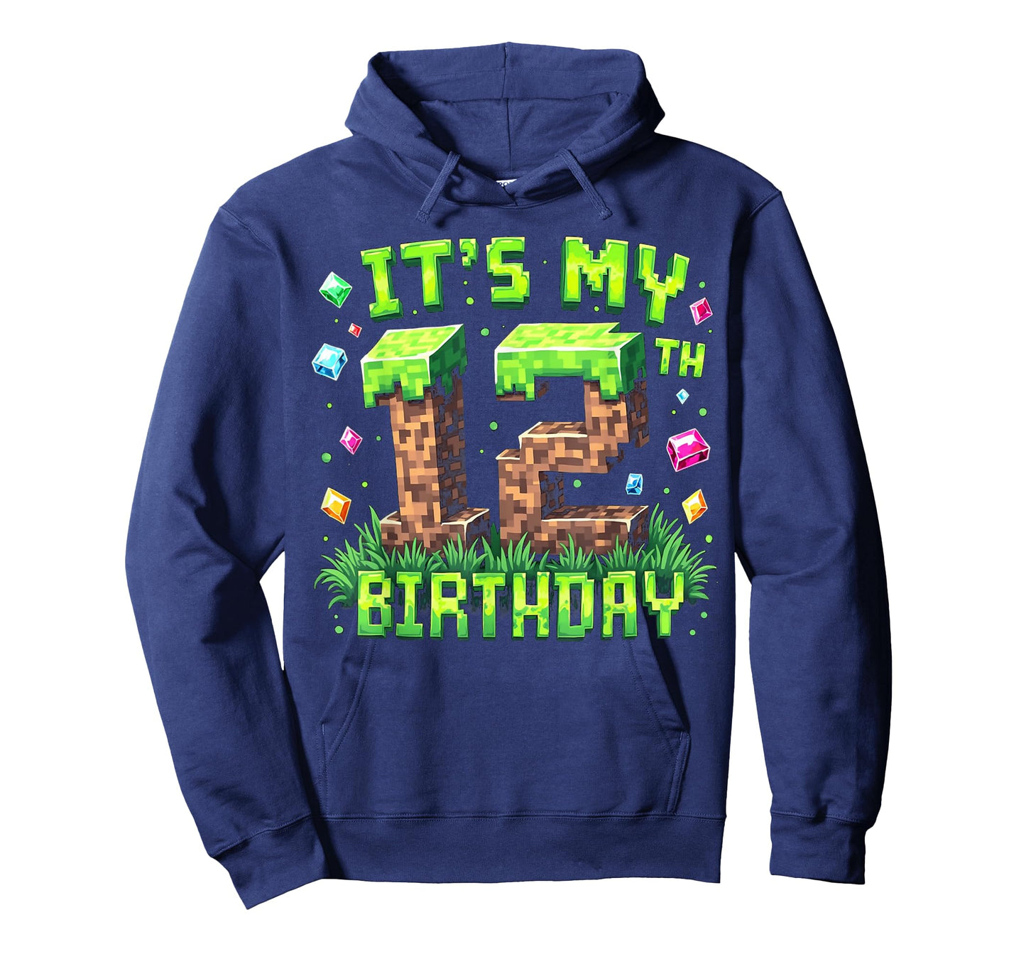 Birthday Boy Shirt It's My 12th Birthday Video Game Pixel T-Shirt