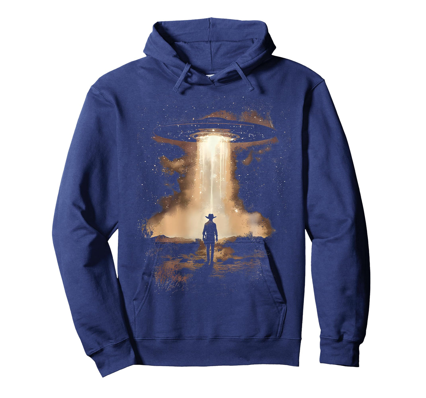 UFO Cowboy Retro Western Country Vintage Rodeo Wild West T-Shirt