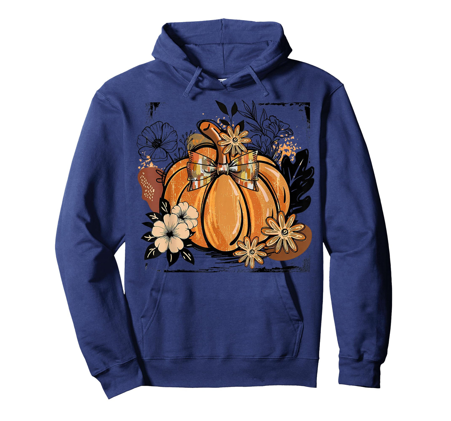 Floral Fall Pumpkin Boho Pumpkin Coquette Vintage Autumn T-Shirt