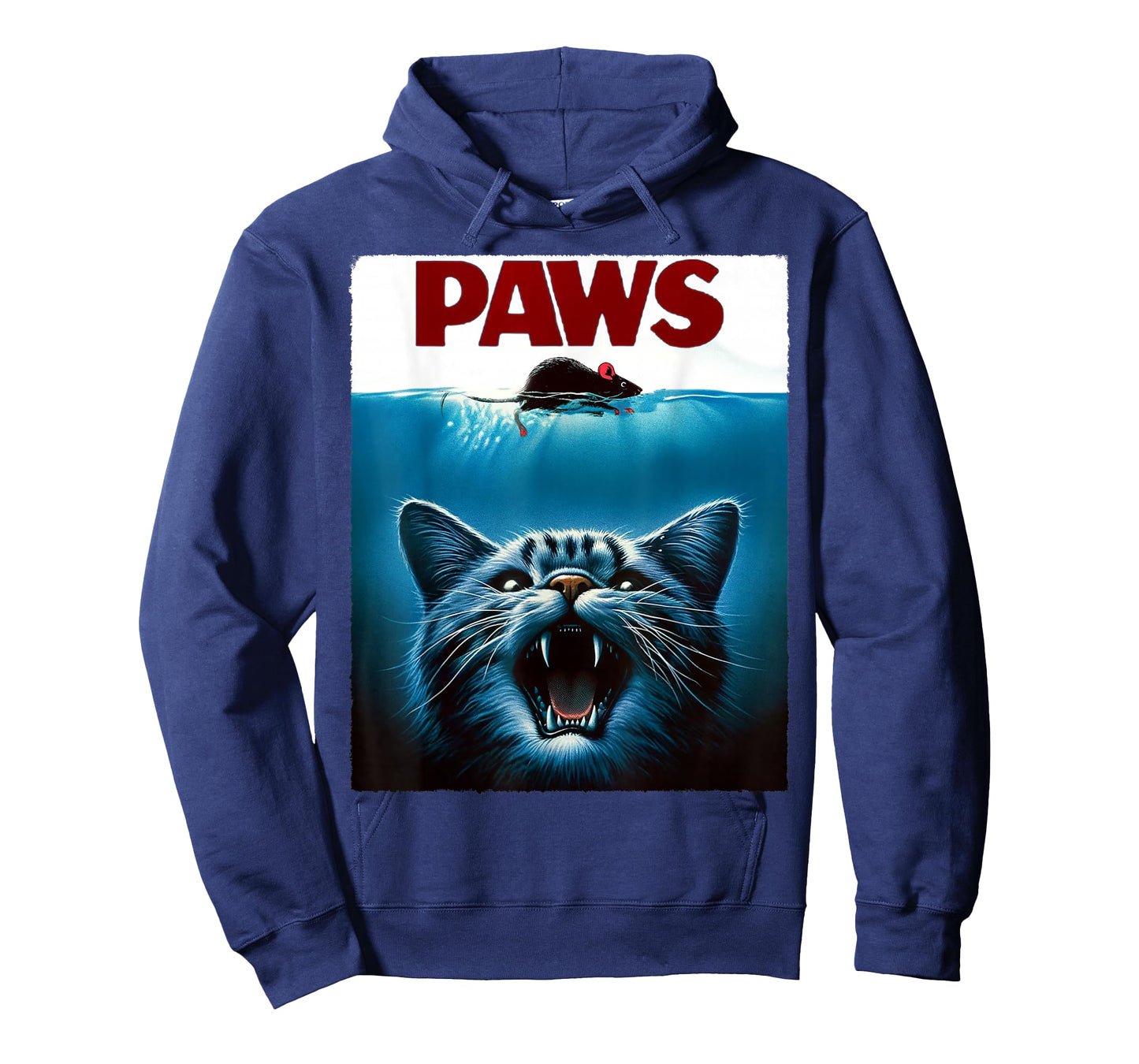 Paws Cat and Mouse Parody Funny Cat T-Shirt