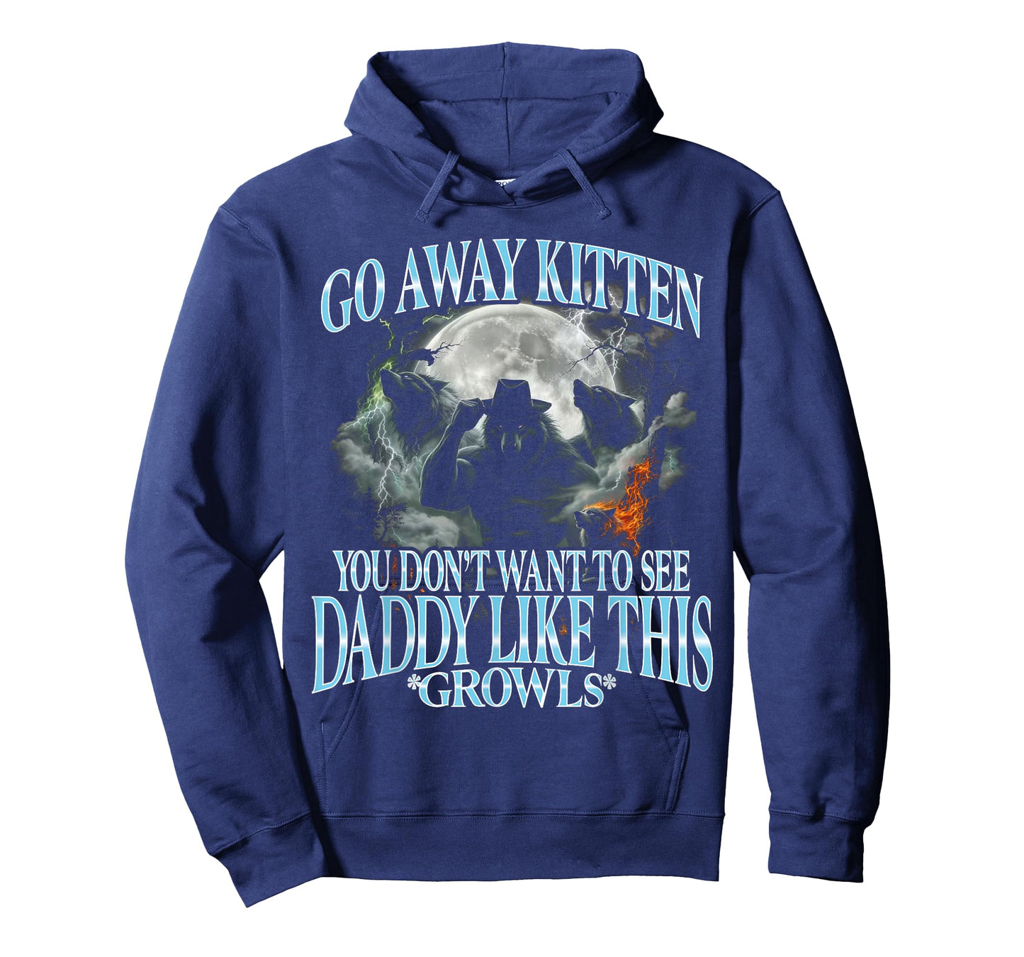 Go Away Kitten, Funny Bootleg Daddy Sigma Wolf T-Shirt