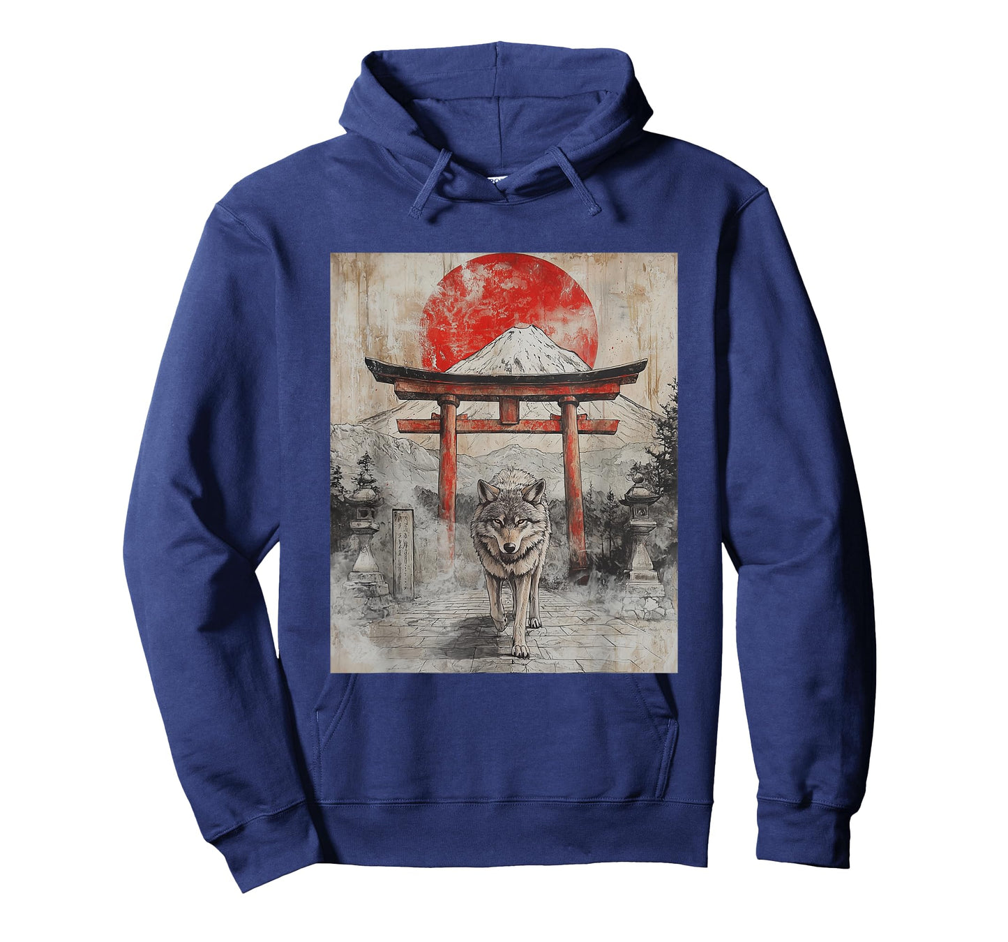 Wolf Wolves Japan Japanese Funny Anime Graphic T-Shirt
