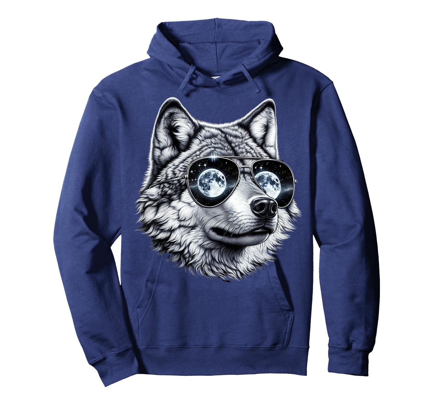 Moon Sunglasses Wolf T-Shirt