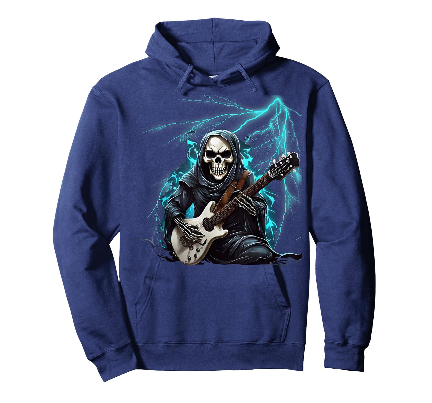 Ghost Guitar Cool Guitar Player Skeleton Hands Guitar T-Shirt