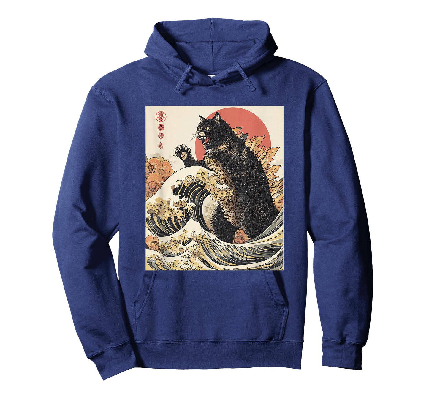Catzilla Cat Japanese Art Funny Cat for Men Women Kid T-Shirt
