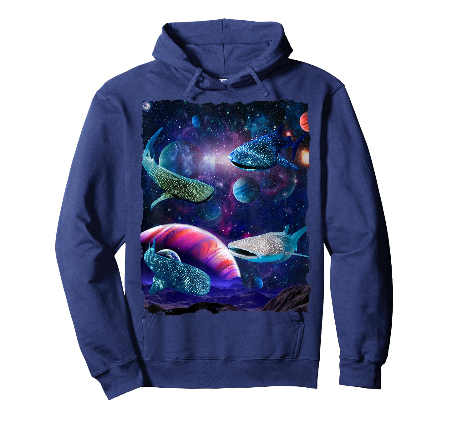 Sharks Universe Space Random Galaxy Fish water Whale Shark T-Shirt