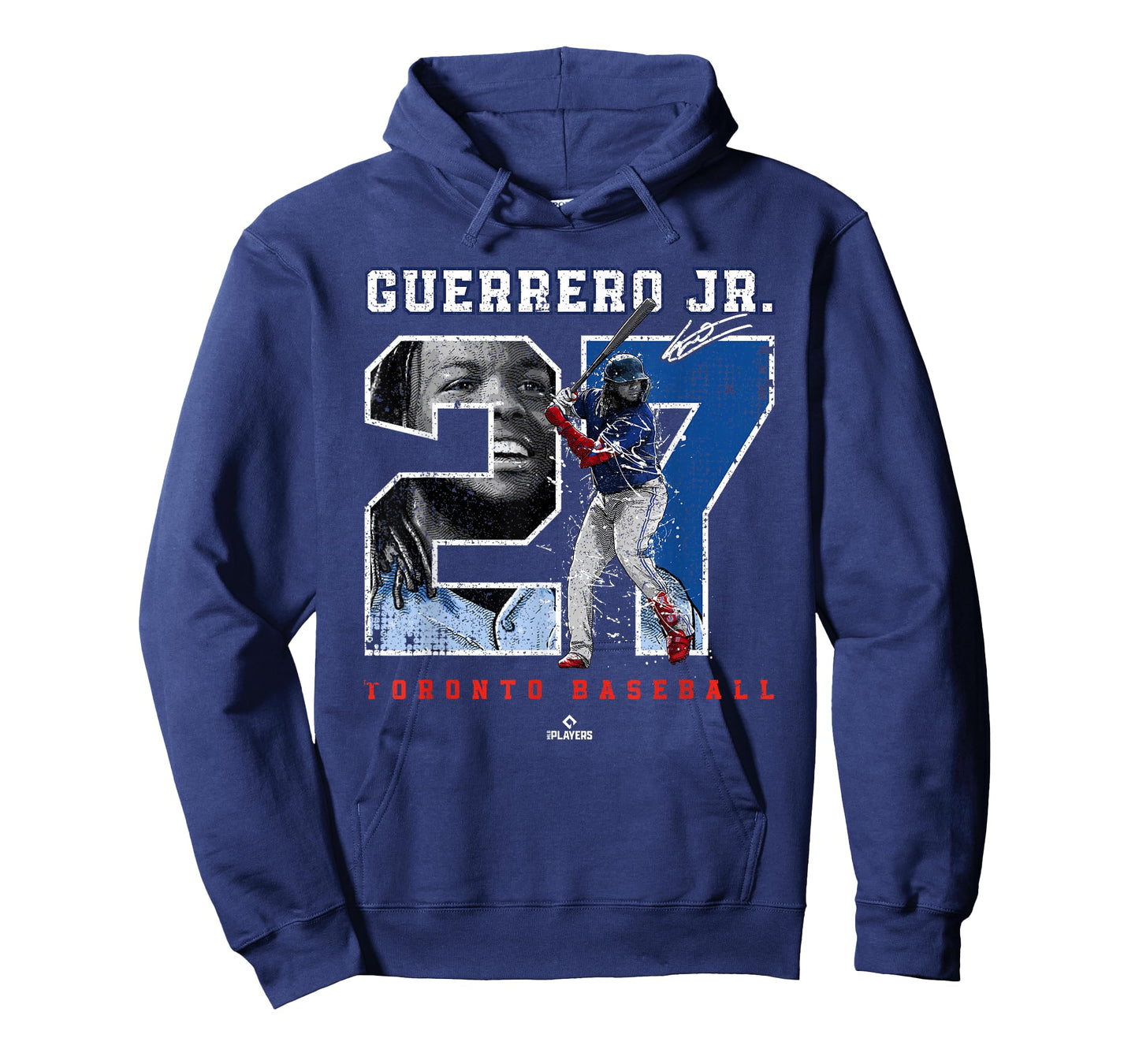 Number and Portrait Vladimir Guerrero Jr Toronto MLBPA T-Shirt