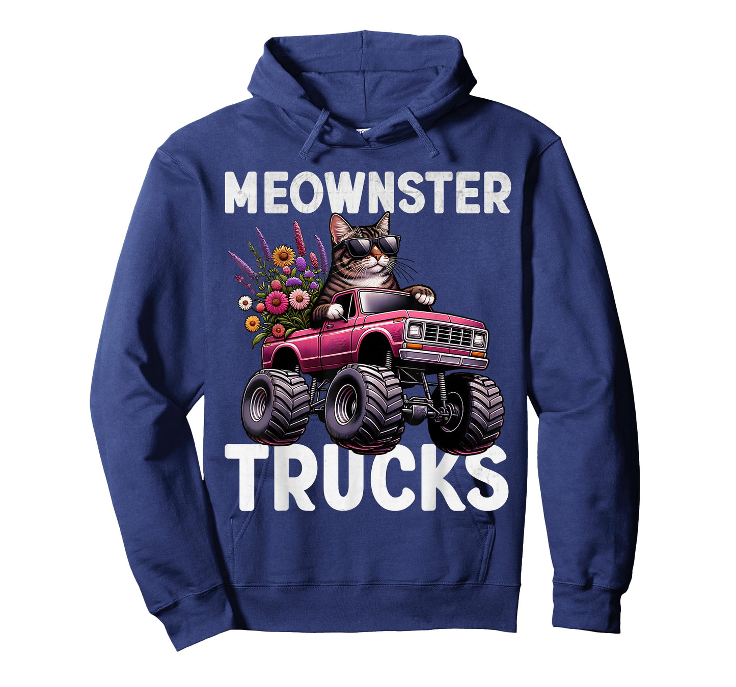 Funny Monster Truck Cat For Girls Women Monster Truck Party T-Shirt