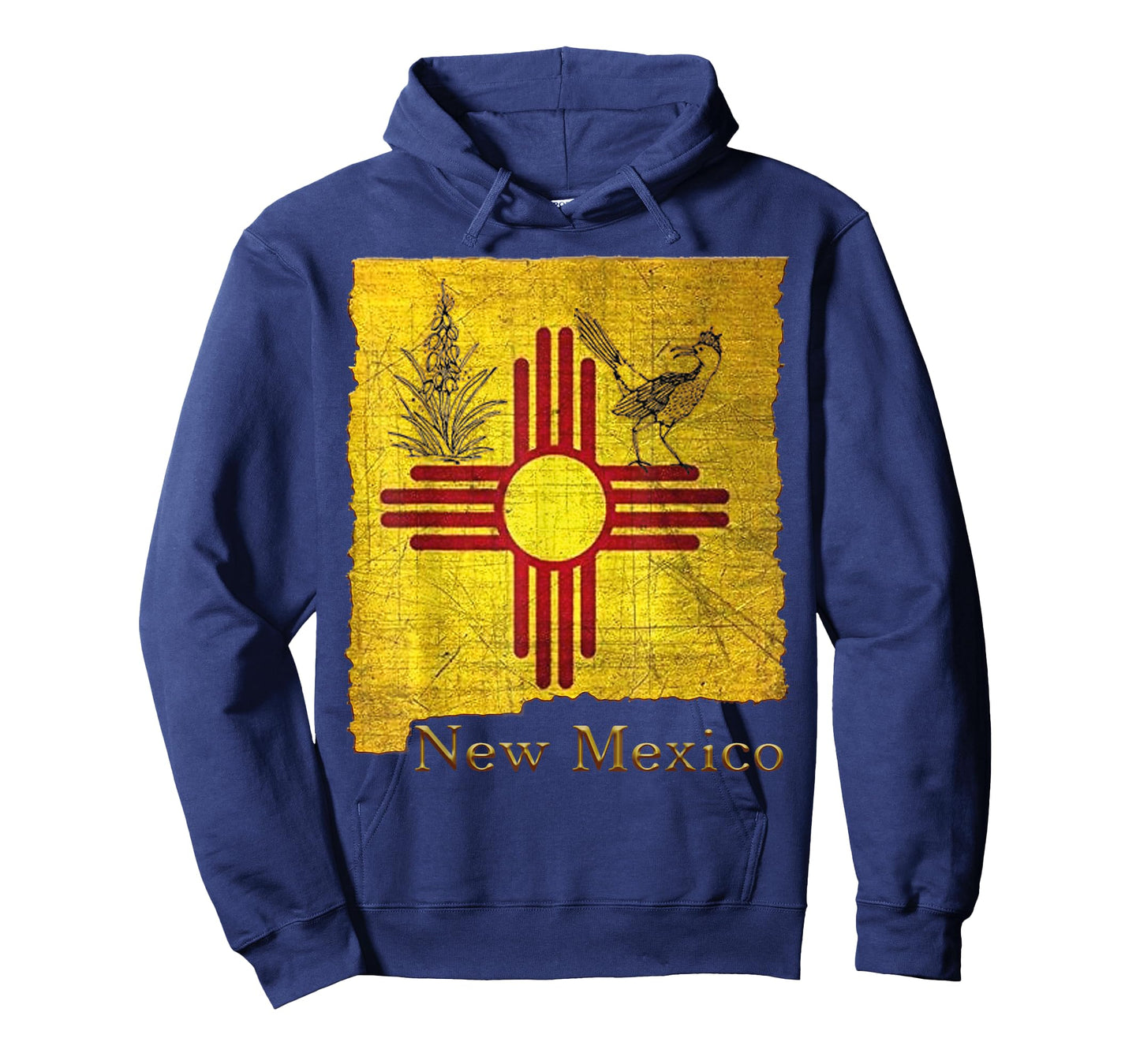 New Mexico Land of Enchantment roadrunner yucca Santa Fe NM T-Shirt