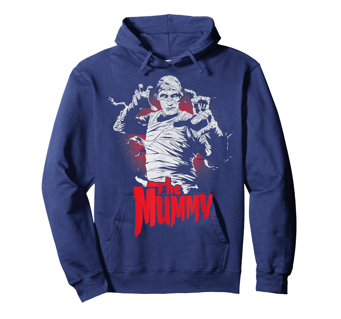 Universal Monsters Distressed The Mummy Portrait Logo T-Shirt