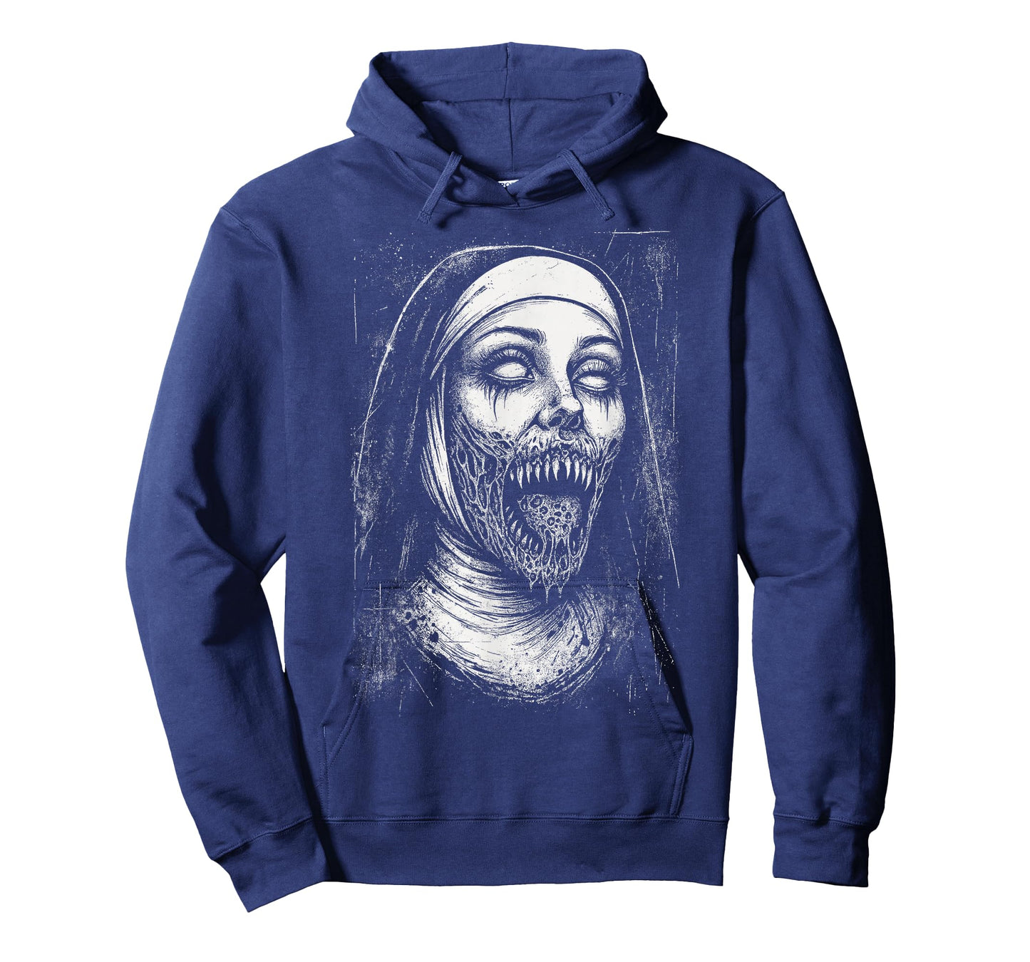 Horror Creepy Nun Demon Unholy Evil Occult Alt Scary Goth T-Shirt