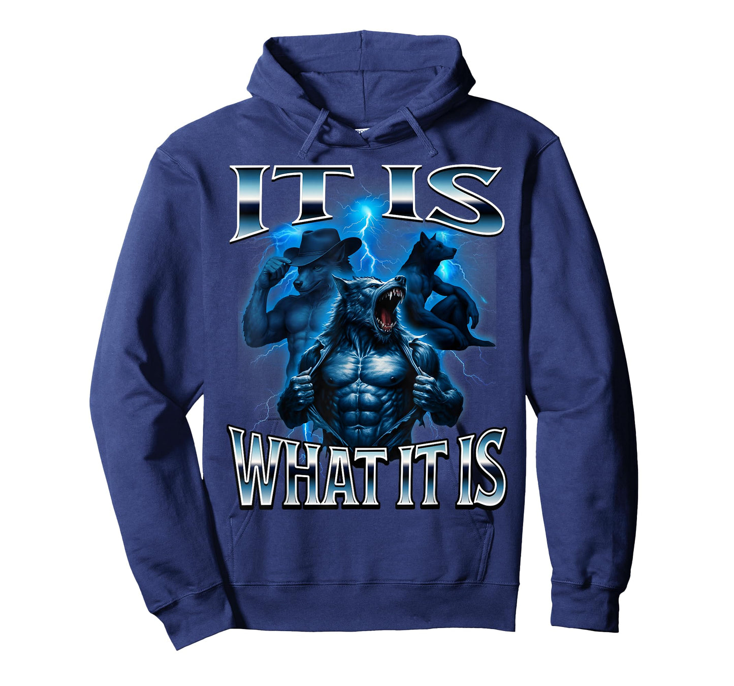 It is What Alpha Wolf Meme Sayings Beta Unhinged Brainrot T-Shirt