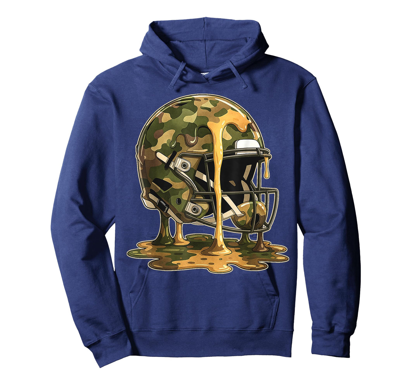 Football Drip Camo Football Ice Cream Sprinkle Respect Drip T-Shirt
