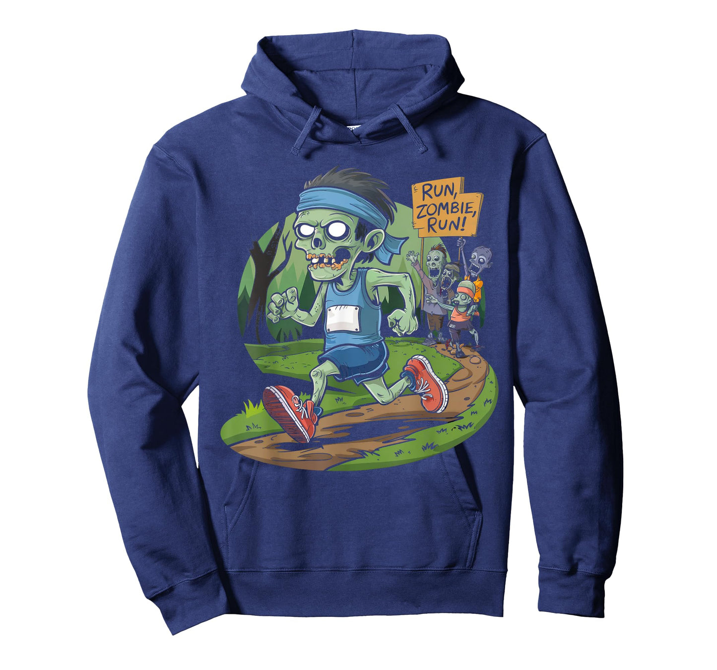 Halloween Running Shirt Funny Spooky Zombie Run Scary Runner T-Shirt