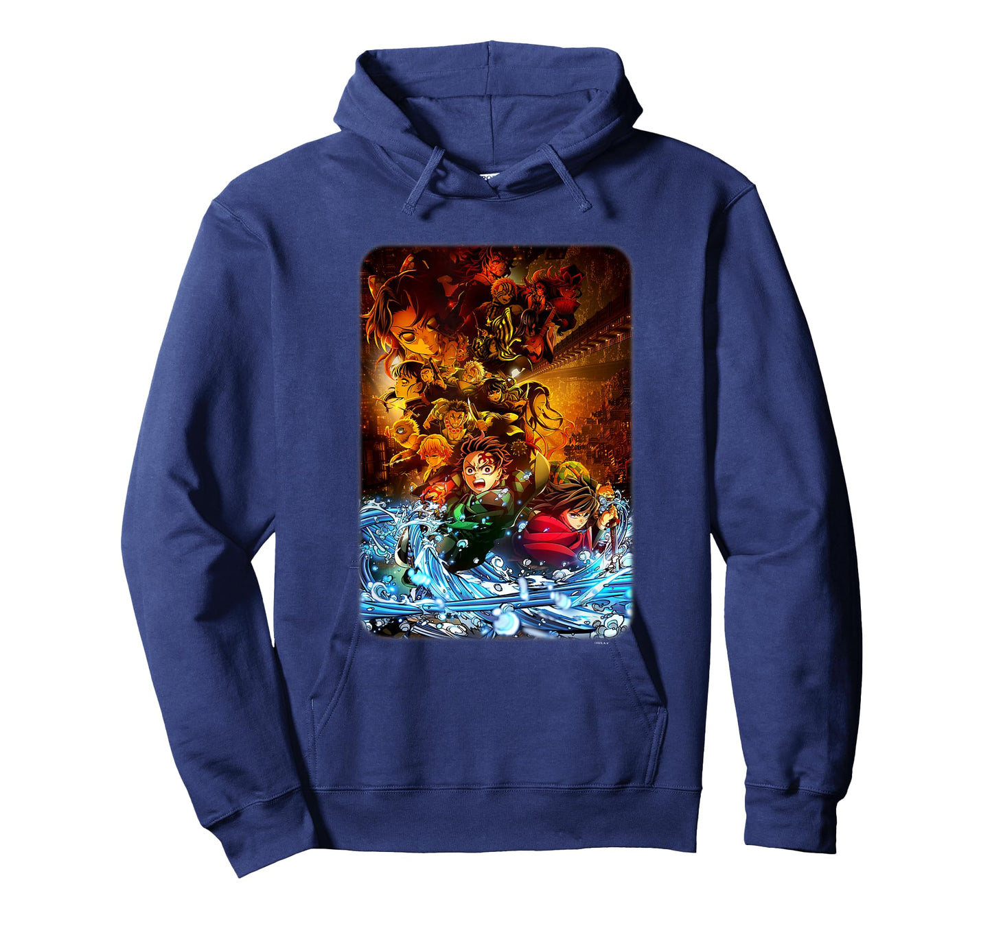 Demon Slayer: Infinity Castle Hashira Water Battle Collage T-Shirt