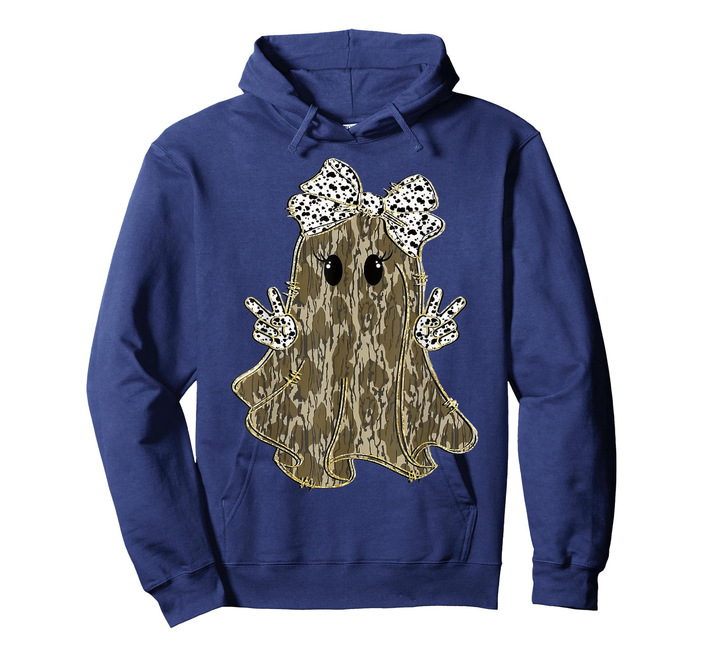 Funny Halloween Camouflage Camo Ghost Hello Hunting Season T-Shirt