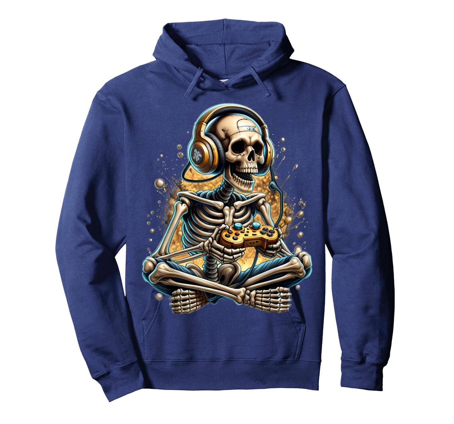 Funny Video Game Halloween Skeleton Gamer Gaming Boys Teens T-Shirt