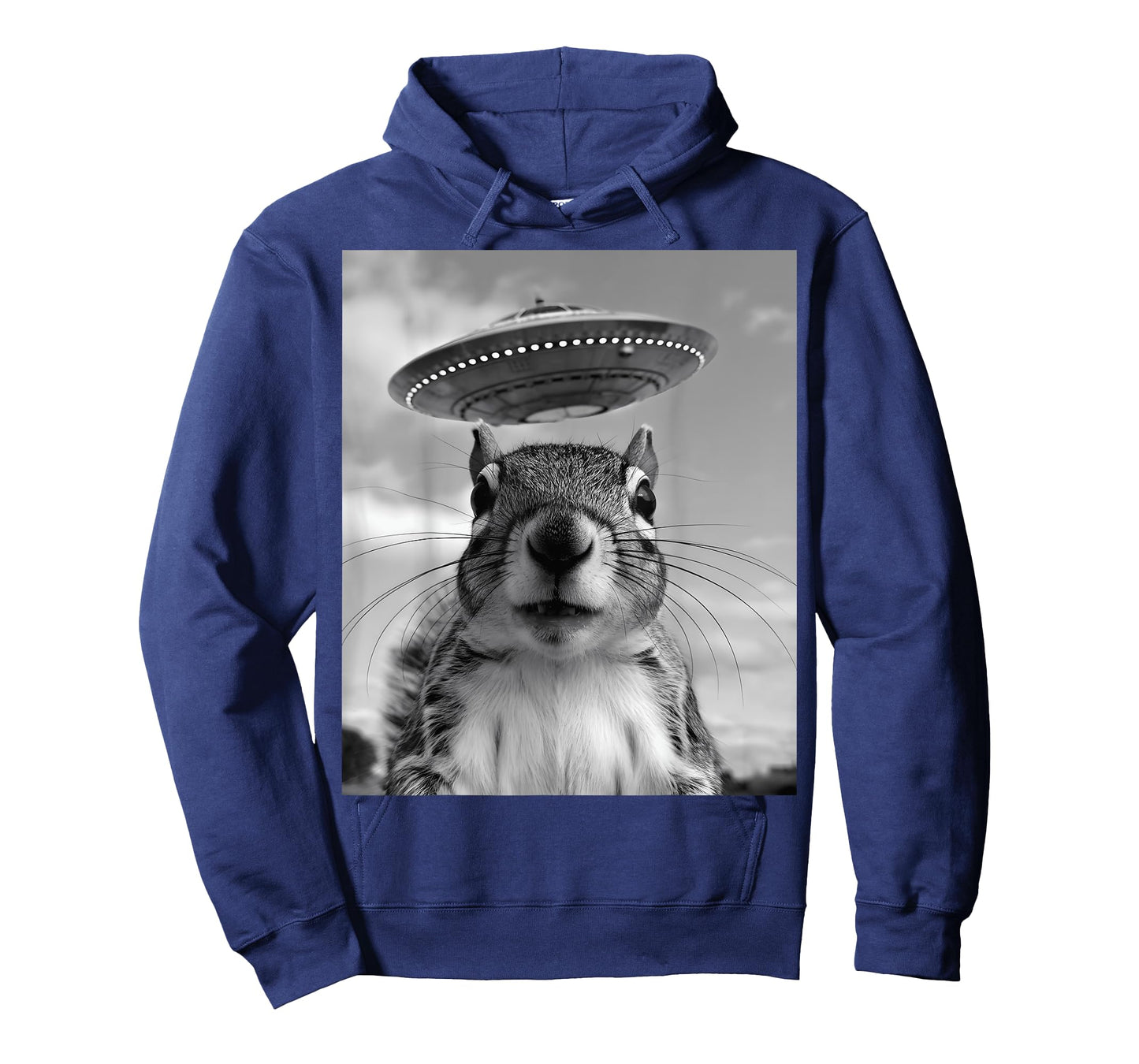 Squirrel Selfie With Alien UFO Funny Squirrel Gifts For Men T-Shirt
