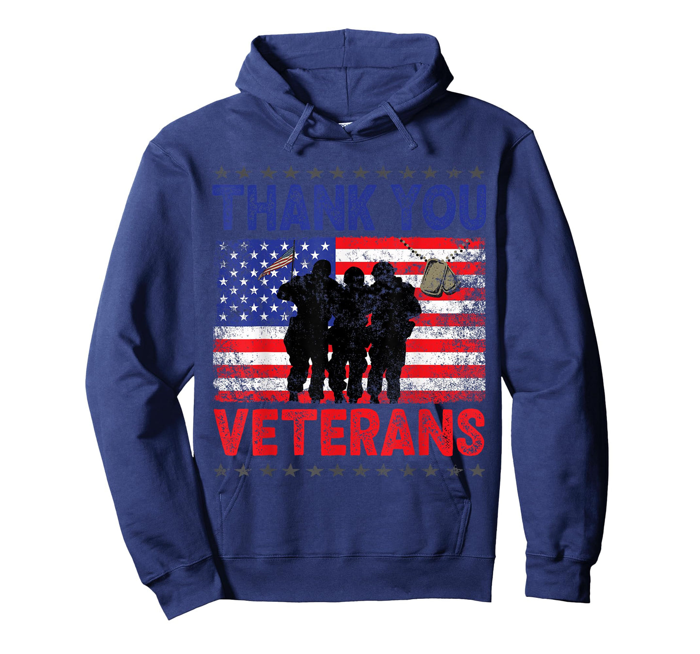 Thank You Veterans Service Patriot Veteran Day American Flag T-Shirt for Women Kids Men