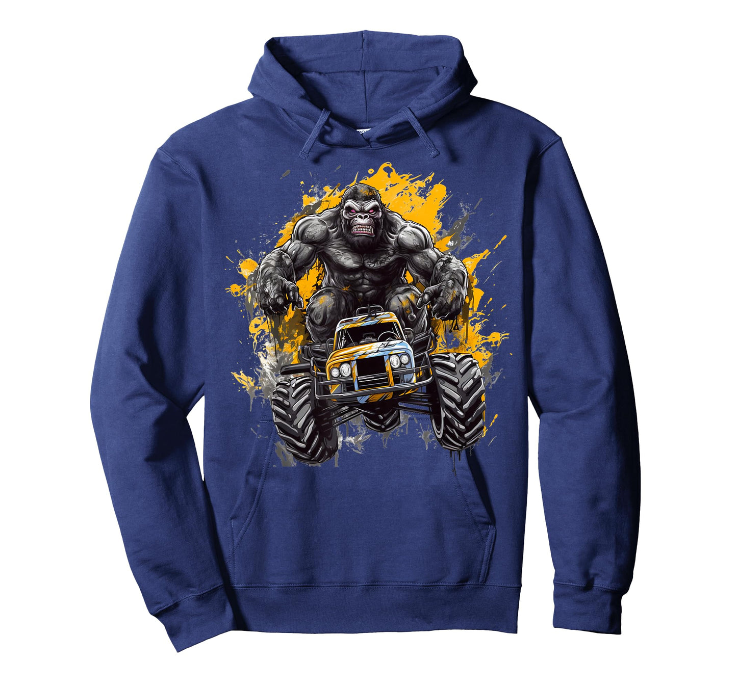 Sasquatch Riding Monster Truck Bigfoot for Boys Toddlers T-Shirt
