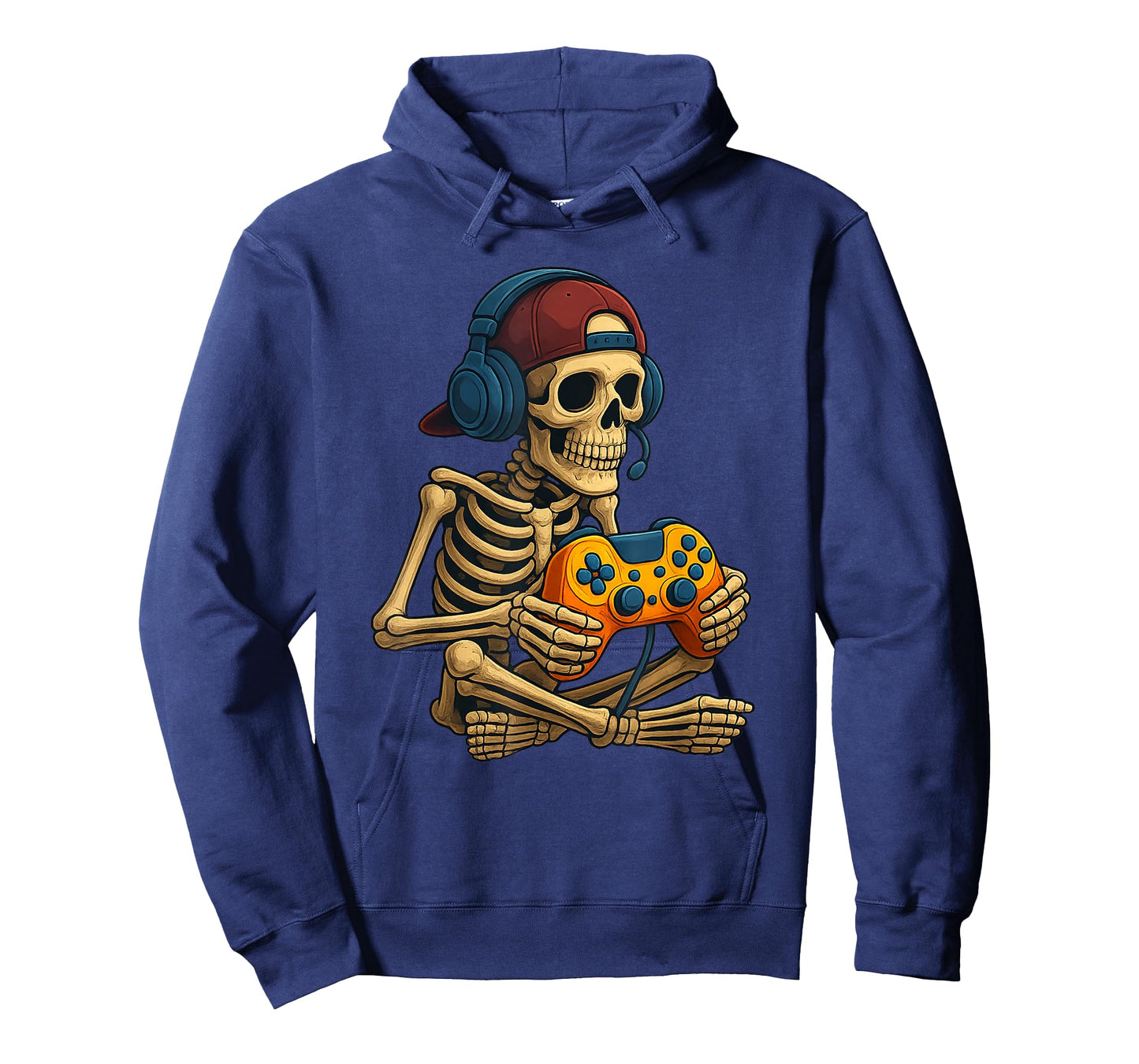 Gamer Halloween โ Video Game Skeleton with Controller T-Shirt