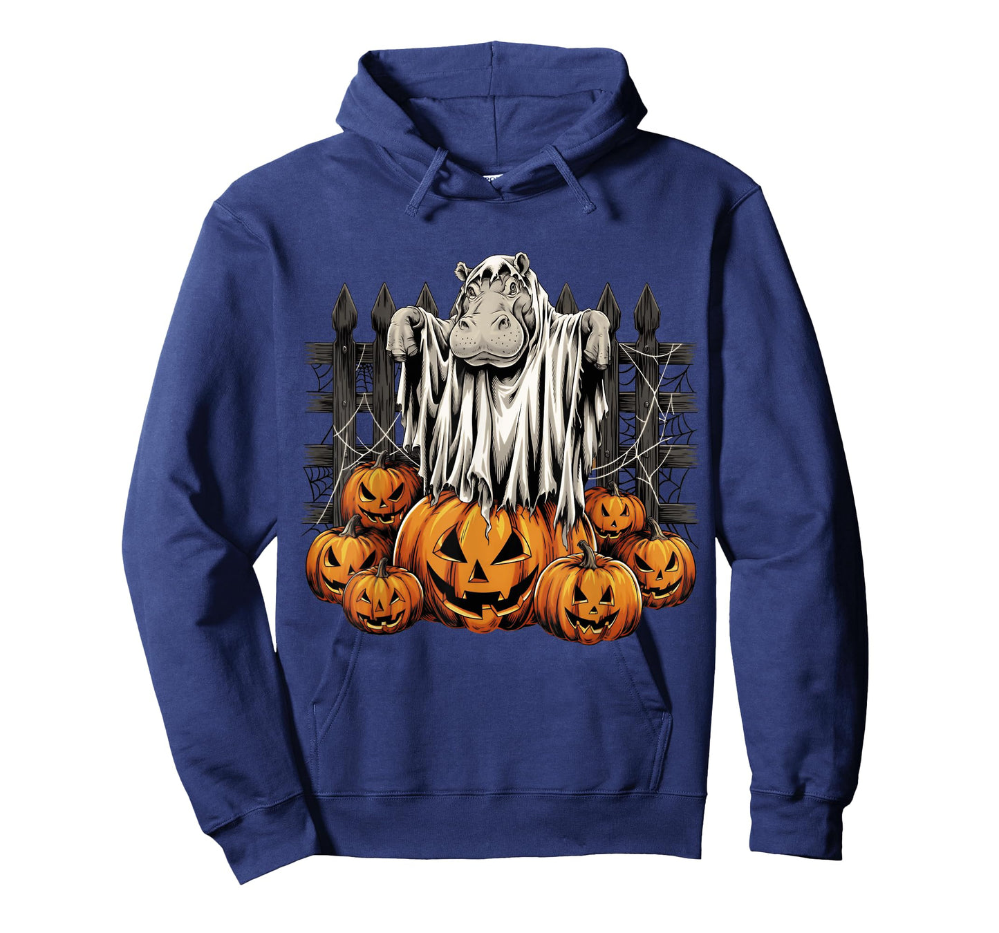 Halloween Hippo Ghost and Pumpkins Costume T-Shirt