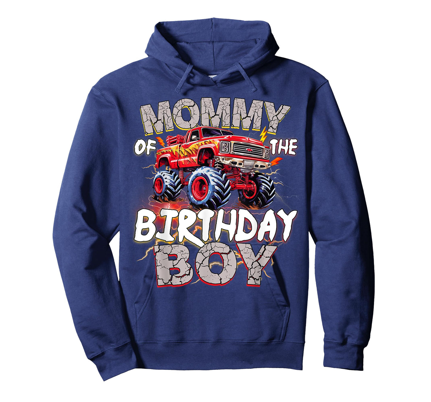 Mommy Of The Birthday Boy Monster Truck Birthday Family T-Shirt