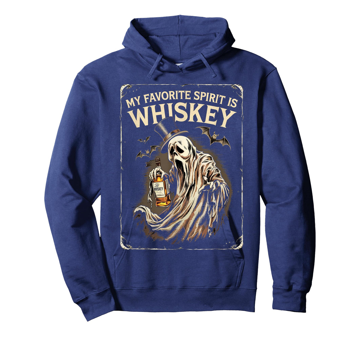 My Favorite Spirit Is Whiskey Ghost Halloween Whiskey T-Shirt