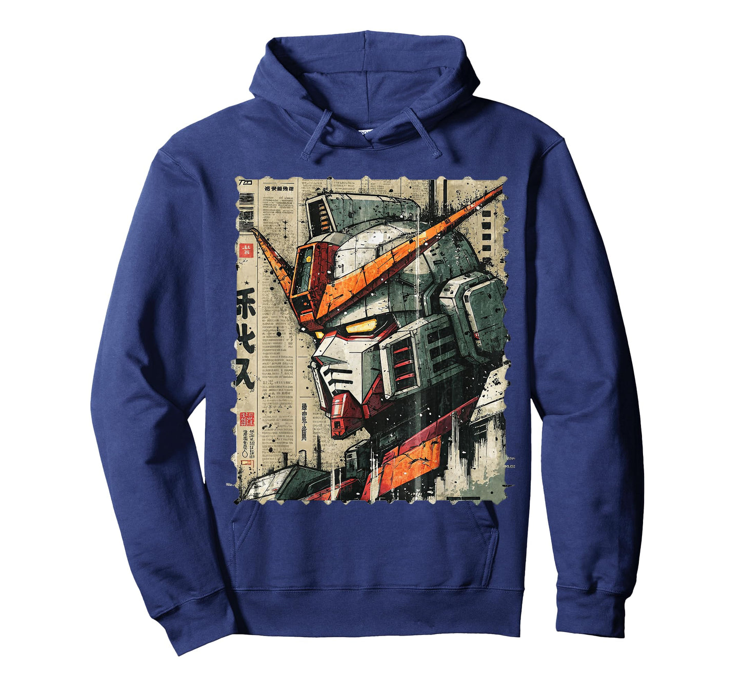 Japanese Mecha Robot Head Vintage Anime Art Mens Boys Kids T-Shirt