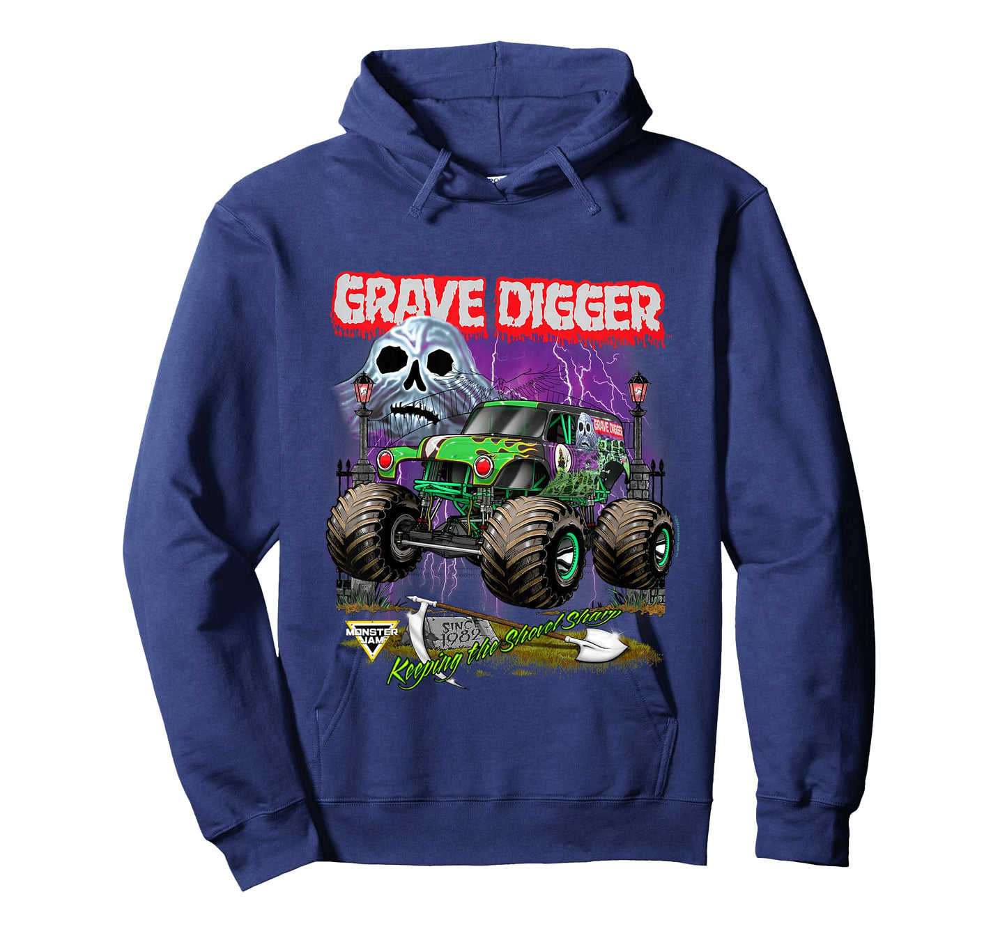Monster Jam Grave Digger Shovel Sharp T-Shirt