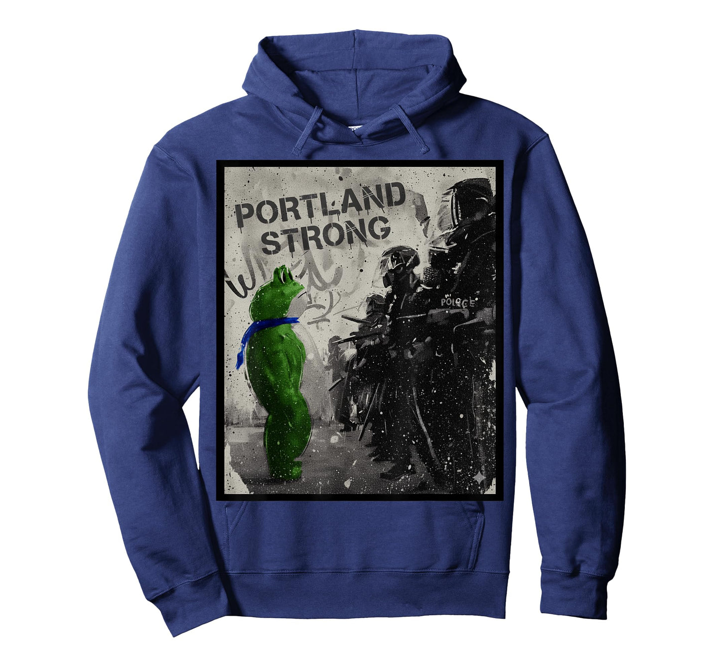 Portland Strong Portland Frog Resist No Kings October 18 T-Shirt