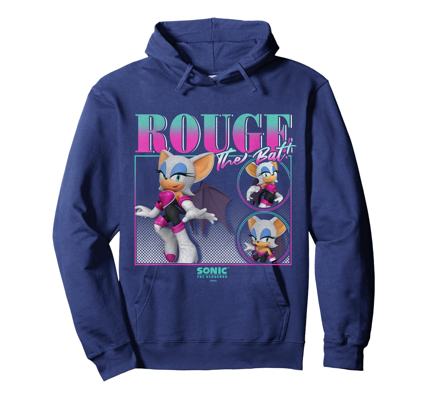 Sonic The Hedgehog Rouge The Bat Vintage Portrait T-Shirt