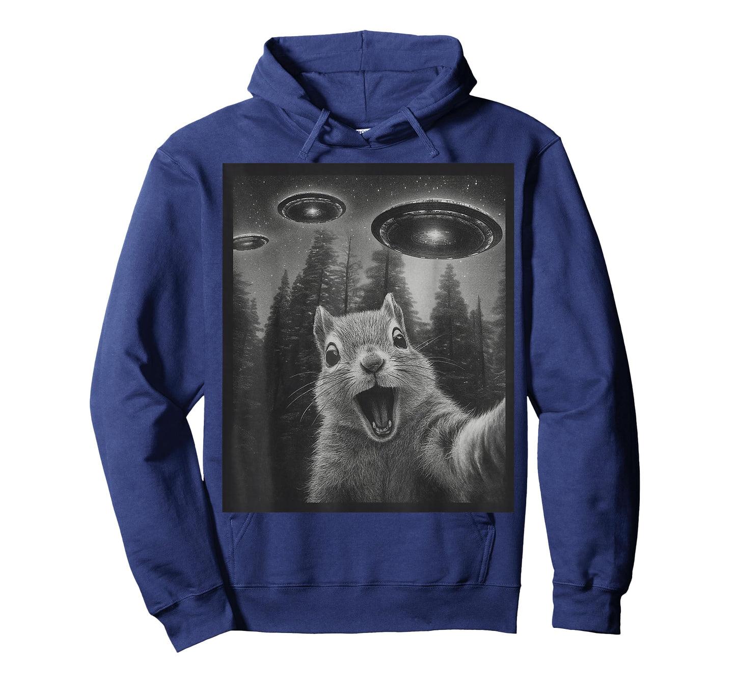 Funny Squirrel Selfie Alien UFO Gifts for Men Women Boy Kid T-Shirt