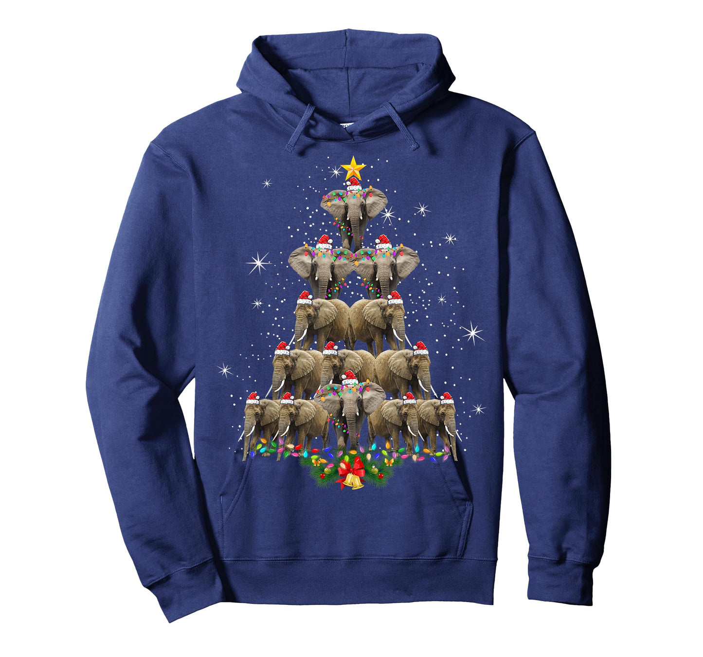 Elephant Christmas Men Women Elephant Lover T-Shirt