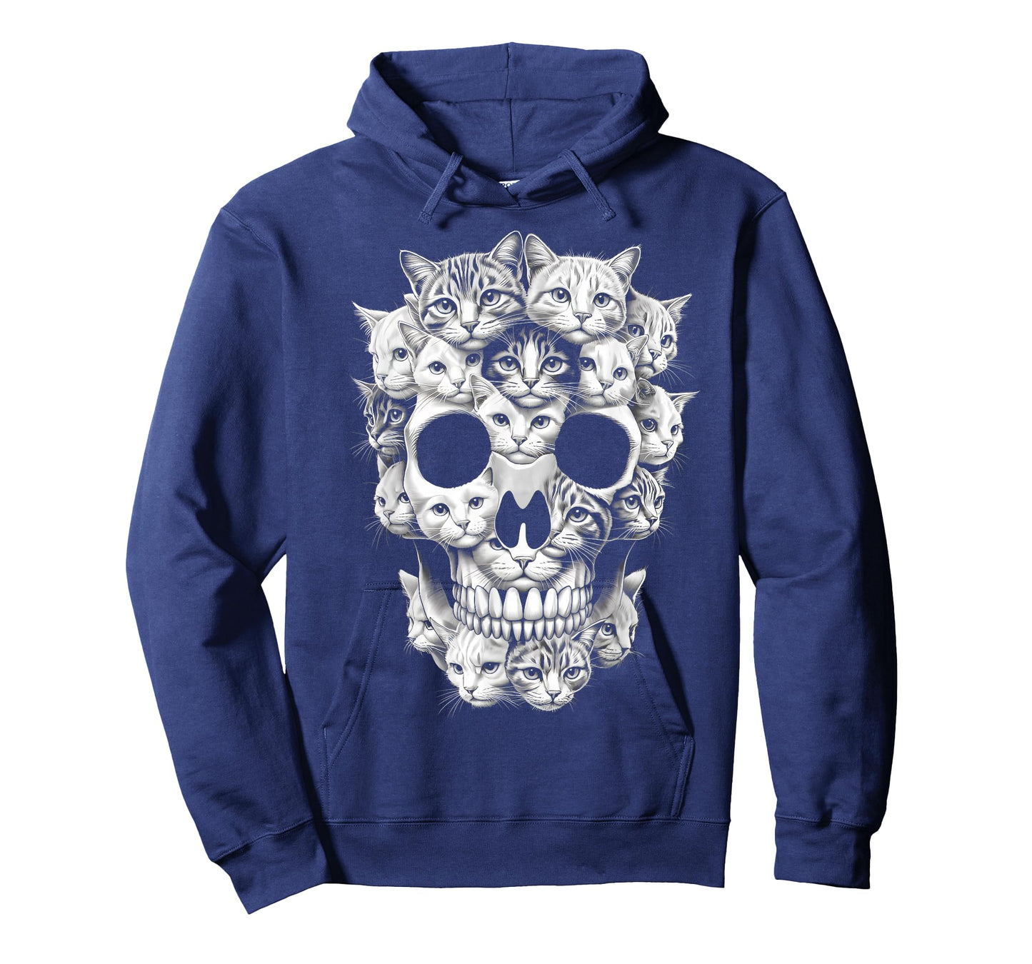 Cat Skull Kitty Cute Goth Halloween Costume Cat Lover T-Shirt