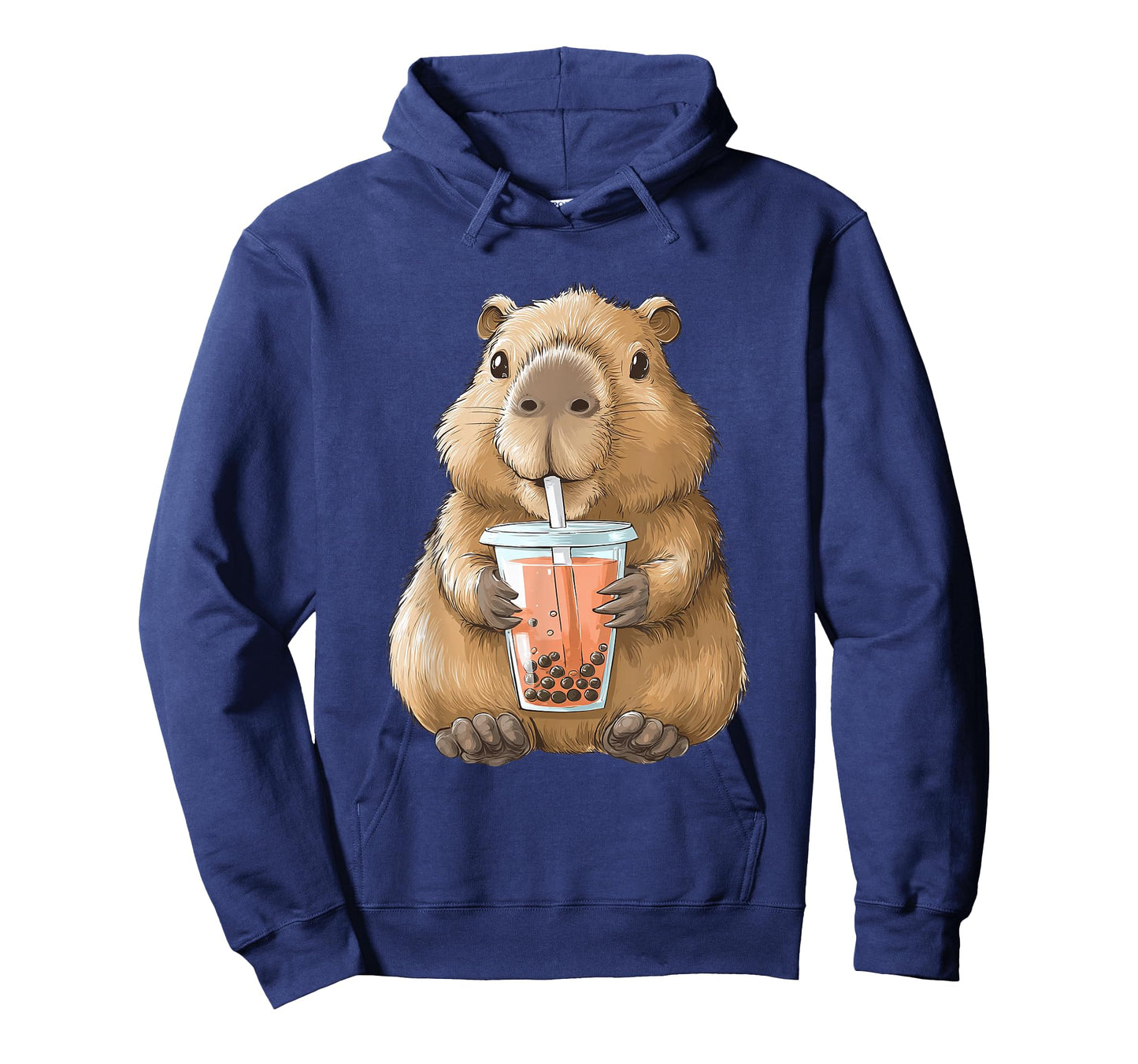 Kawaii Anime Capybara Boba T-Shirt