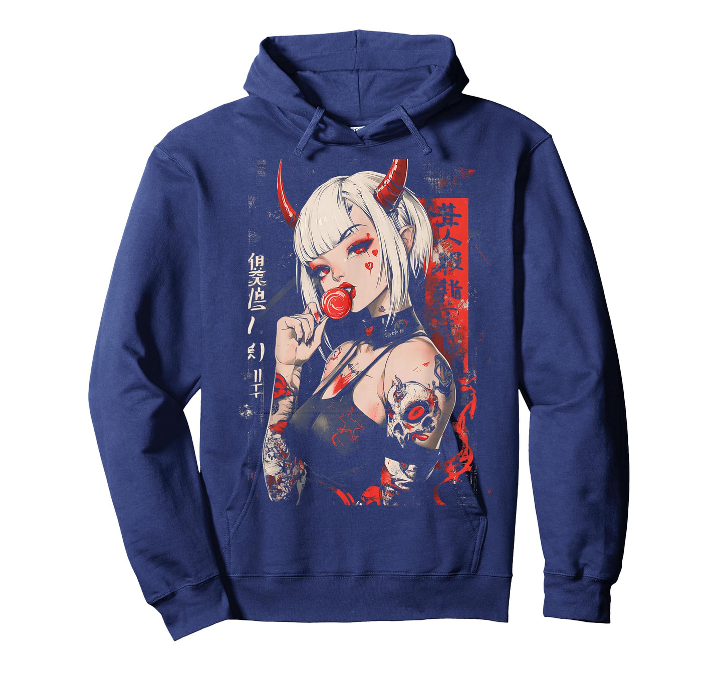 Goth Grunge Girl Waifu Demon Anime Horror Alt Aesthetic T-Shirt