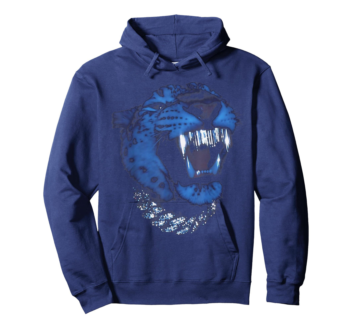 Gangsta Leopard Bling Animal Grillz Streetwear Men Women T-Shirt