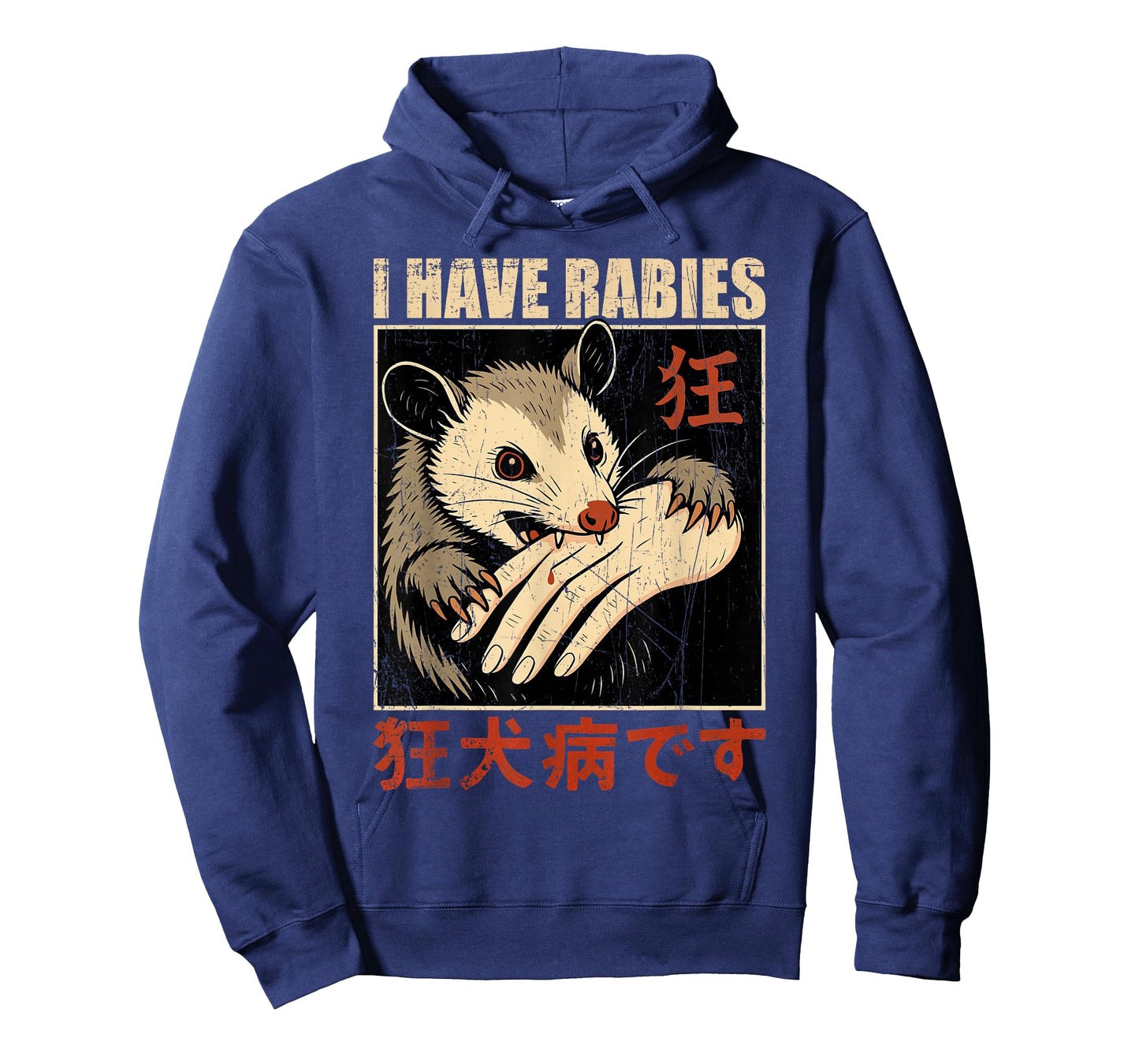 I Have Rabies Opossum Biting Hand T-Shirt