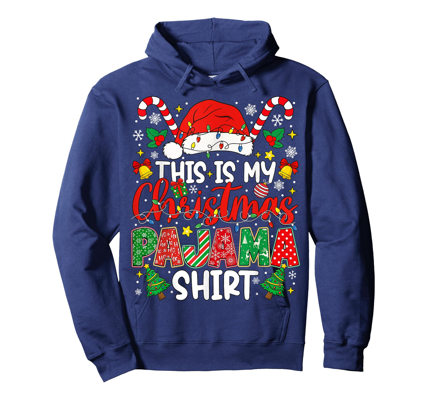 This is My Christmas Pajama Shirt Funny Xmas PJs Men Women T-Shirt