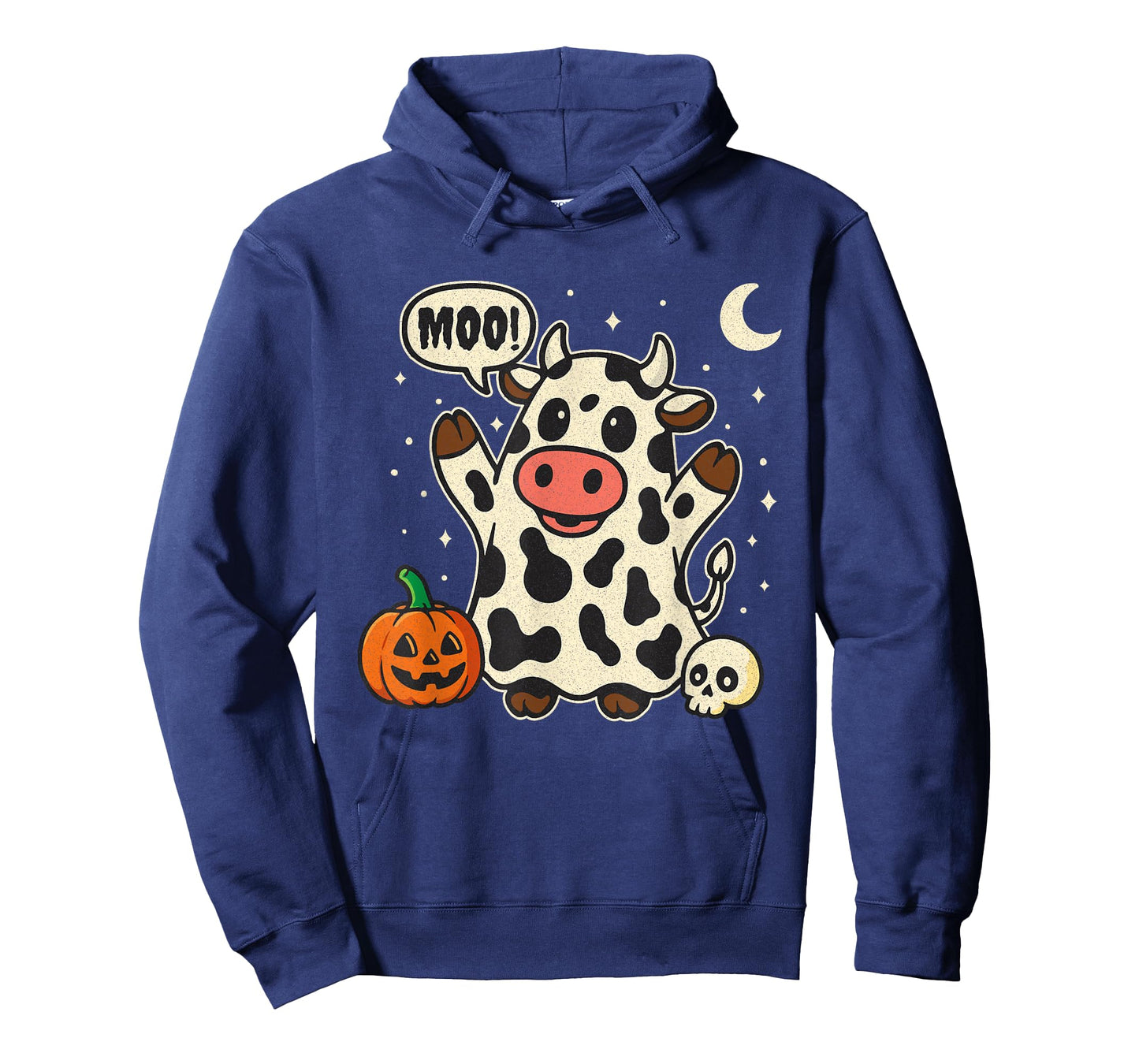 Funny Cute Halloween Costume - Moo Ghost Cow Halloween T-Shirt