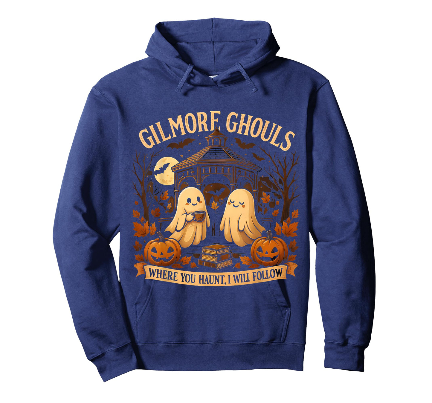 Gilmore Ghouls Where You Haunt, I Will Follow Fall Ghost T-Shirt