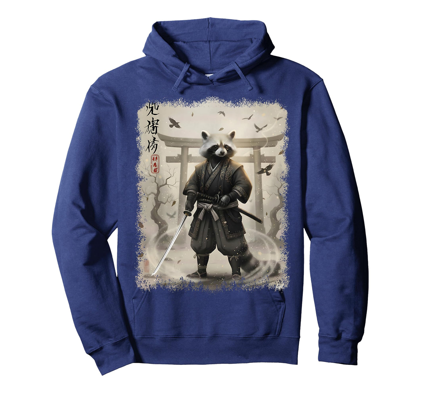 Samurai Raccoon | Vintage Anime Japanese Warrior Art T-Shirt