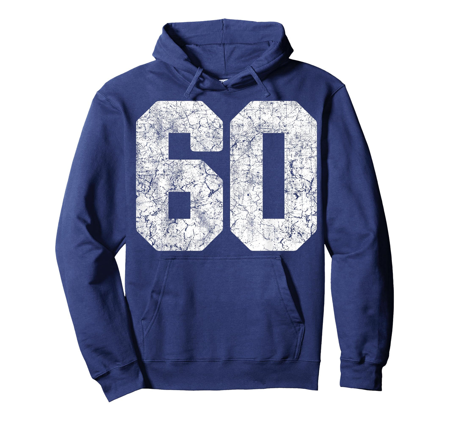 Distressed White Number 60 Jersey Player Uniform #60 Grunge T-Shirt