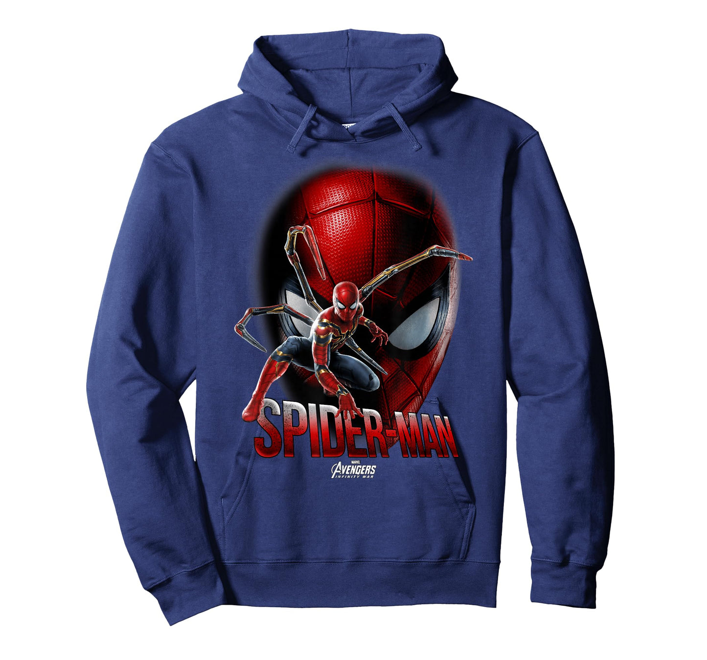 Marvel Infinity War Spider-Man Game Face Graphic T-Shirt T-Shirt
