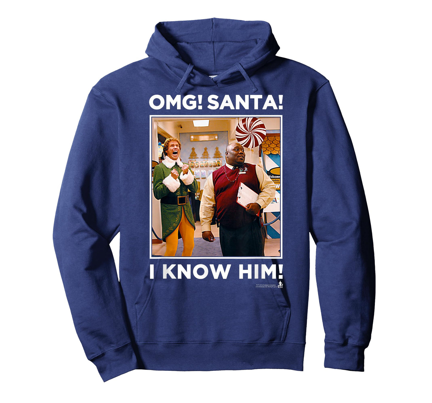 Elf I Know Him! Store Scene Funny Christmas T-Shirt