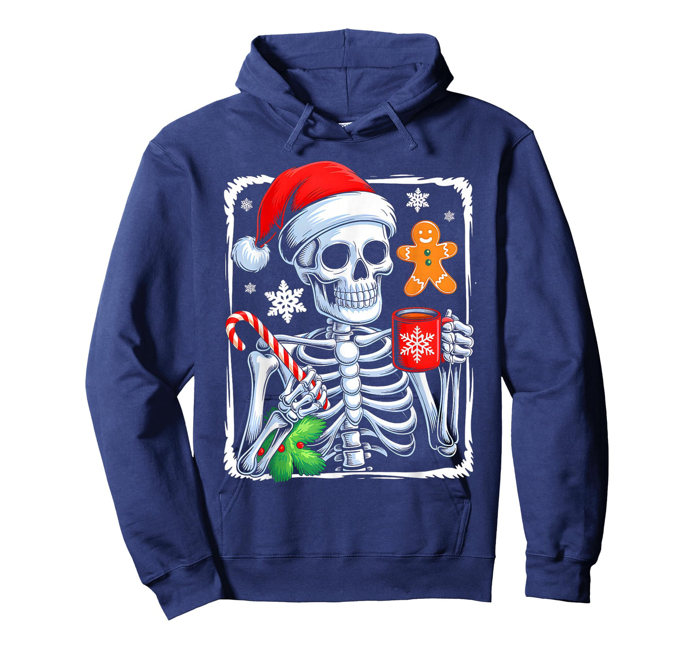 Christmas Skeleton Hot Chocolate Funny Xmas Men Women Kids T-Shirt