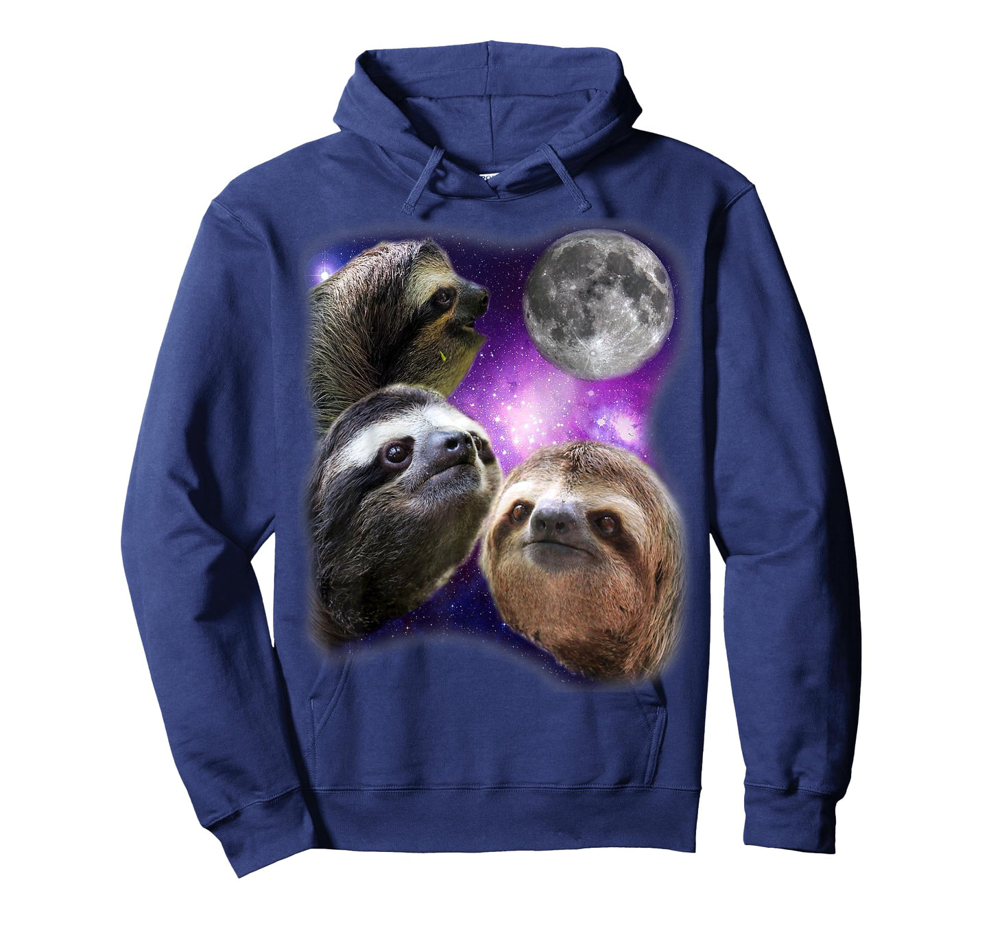 Sloth Shirt - Three Sloths Moon Parody Wolf Meme Shirt T-Shirt